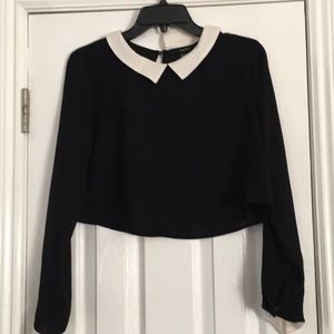 Forever 21 black blouse